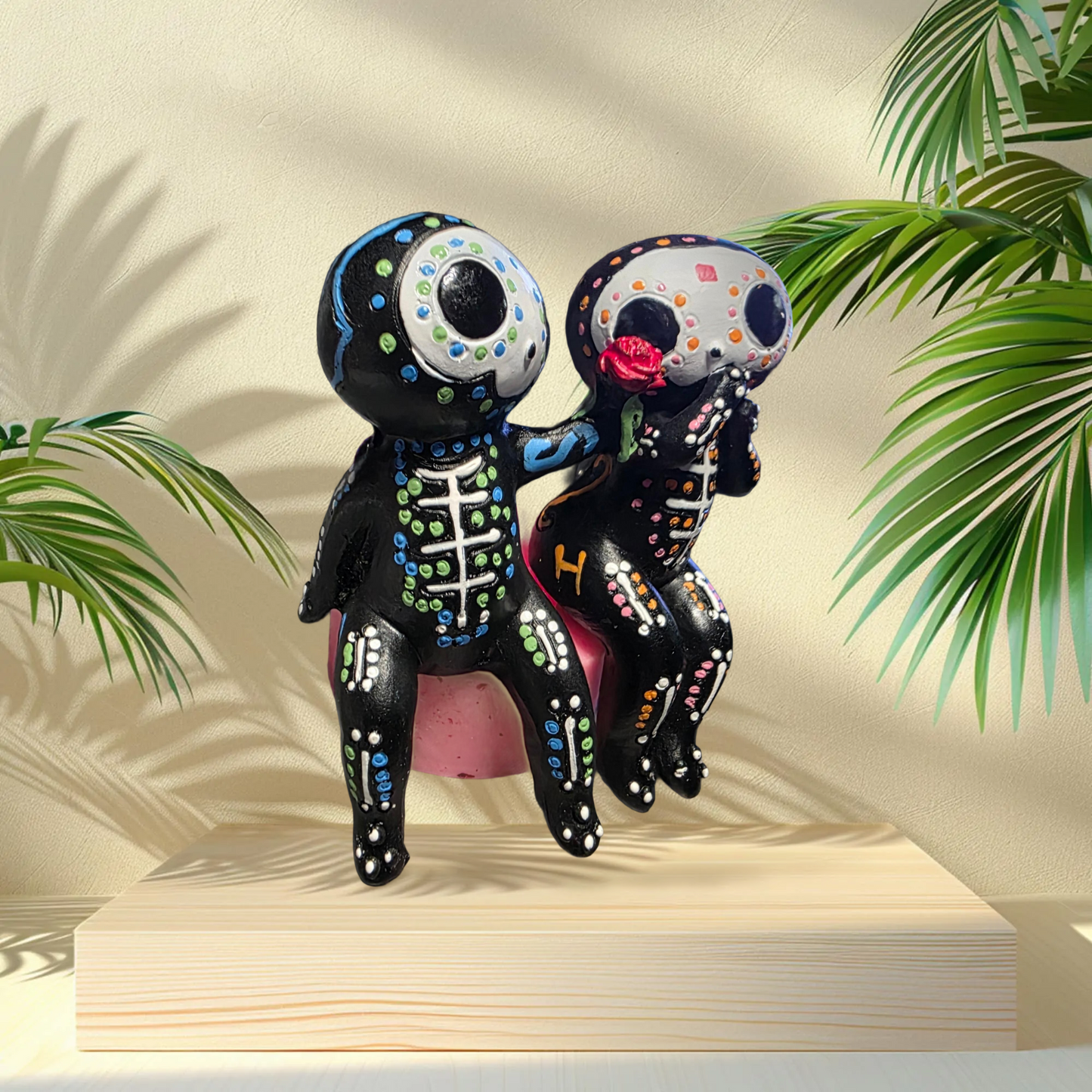 Sugar Skul Dia De los Muertos Romantic Love Couple