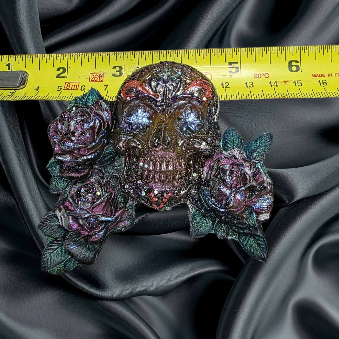 Unique Handmade Resin Sugar Skull
