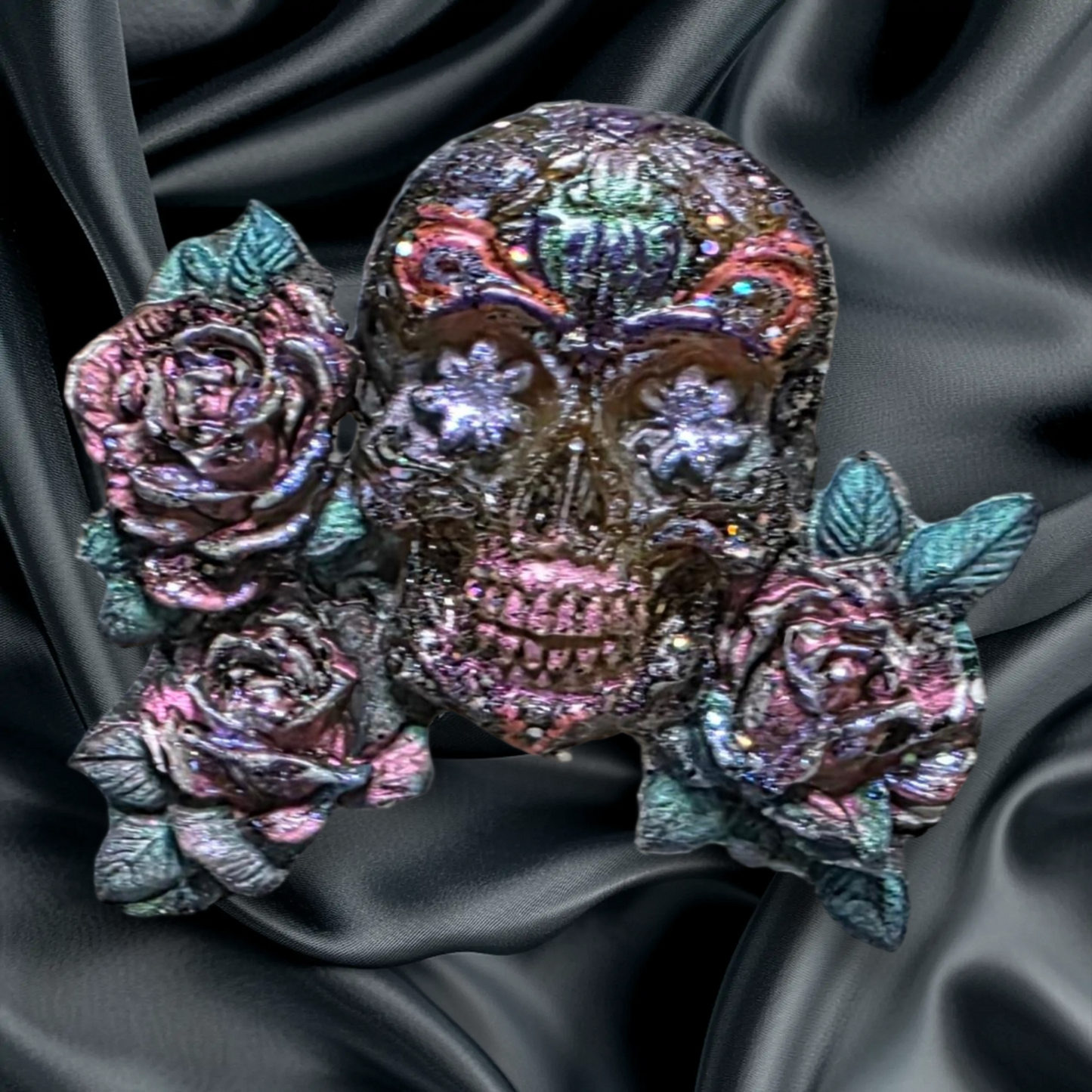 Unique Handmade Resin Sugar Skull
