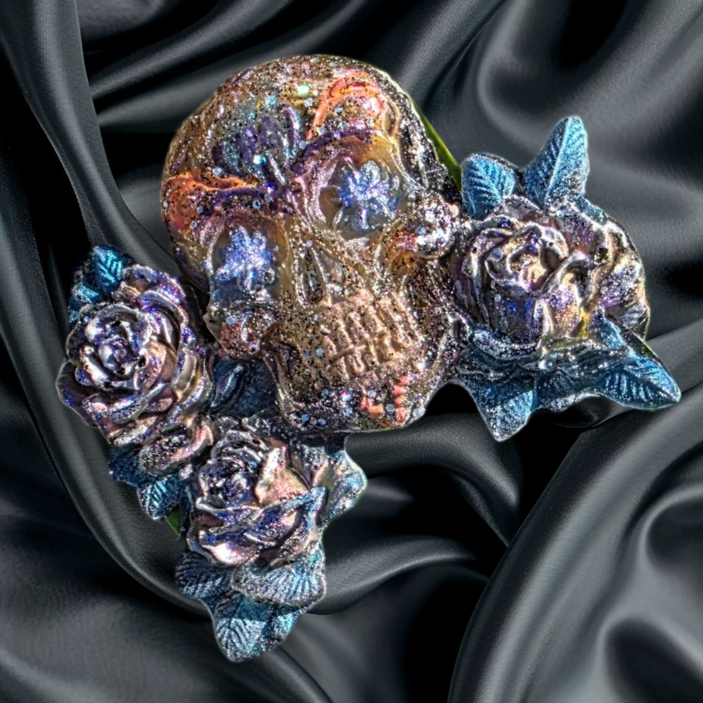 Unique Handmade Resin Sugar Skull
