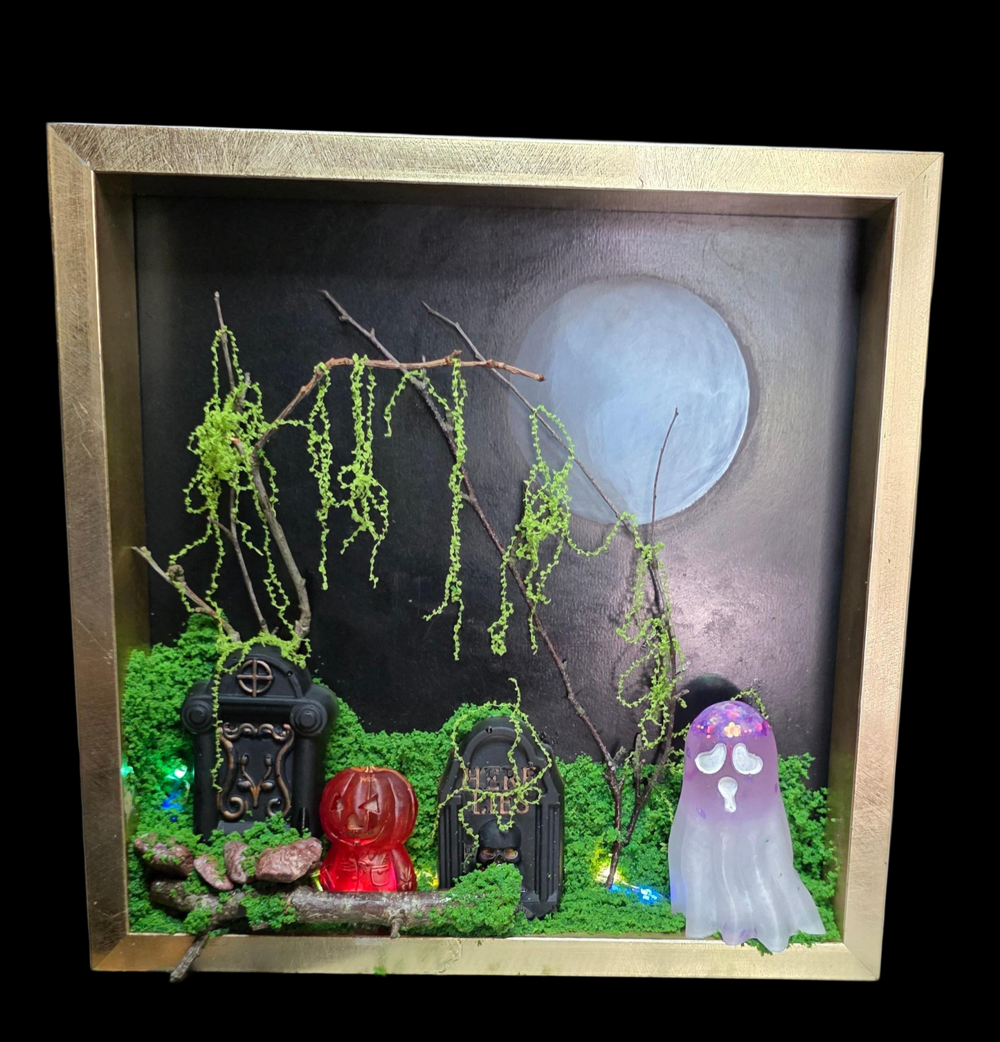 Handmade Halloween Theme 3D Art
