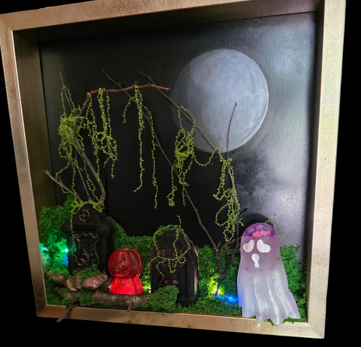 Handmade Halloween Theme 3D Art