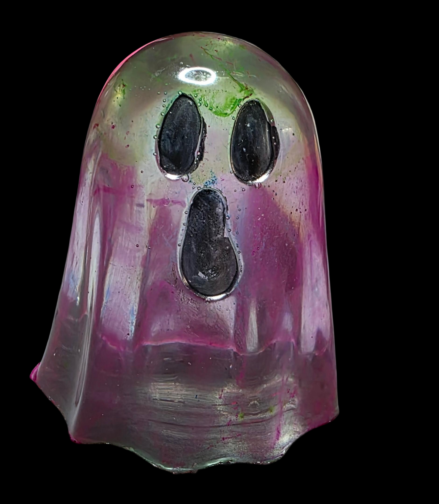 Unique Individual Handmade Resin Ghost The Pink Lady