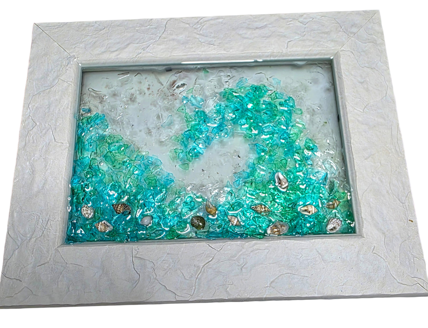 Unique Glass and Resin Art - Wave