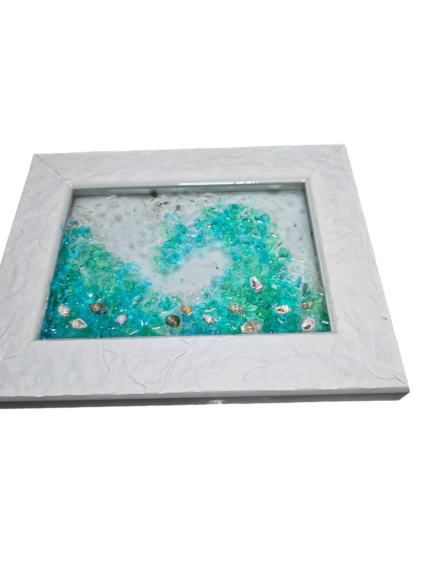 Unique Glass and Resin Art - Wave