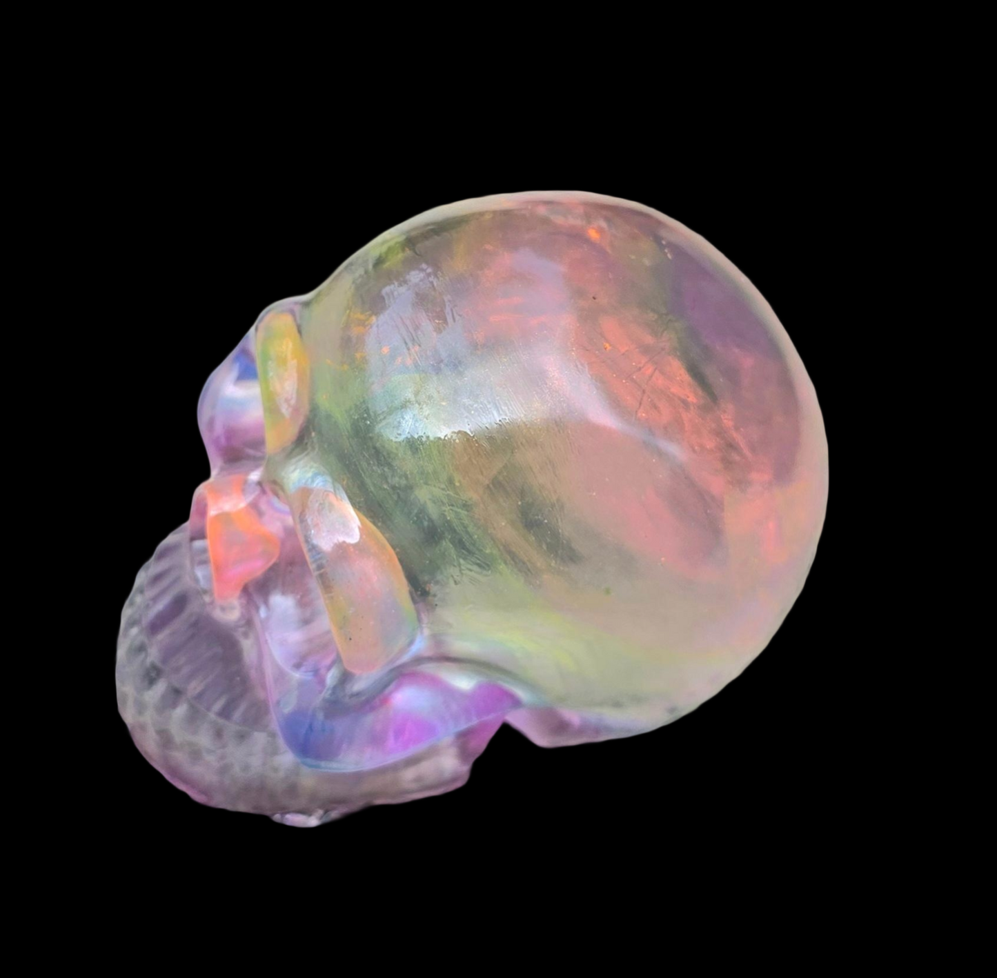 Unique Resin Skull Rainbow