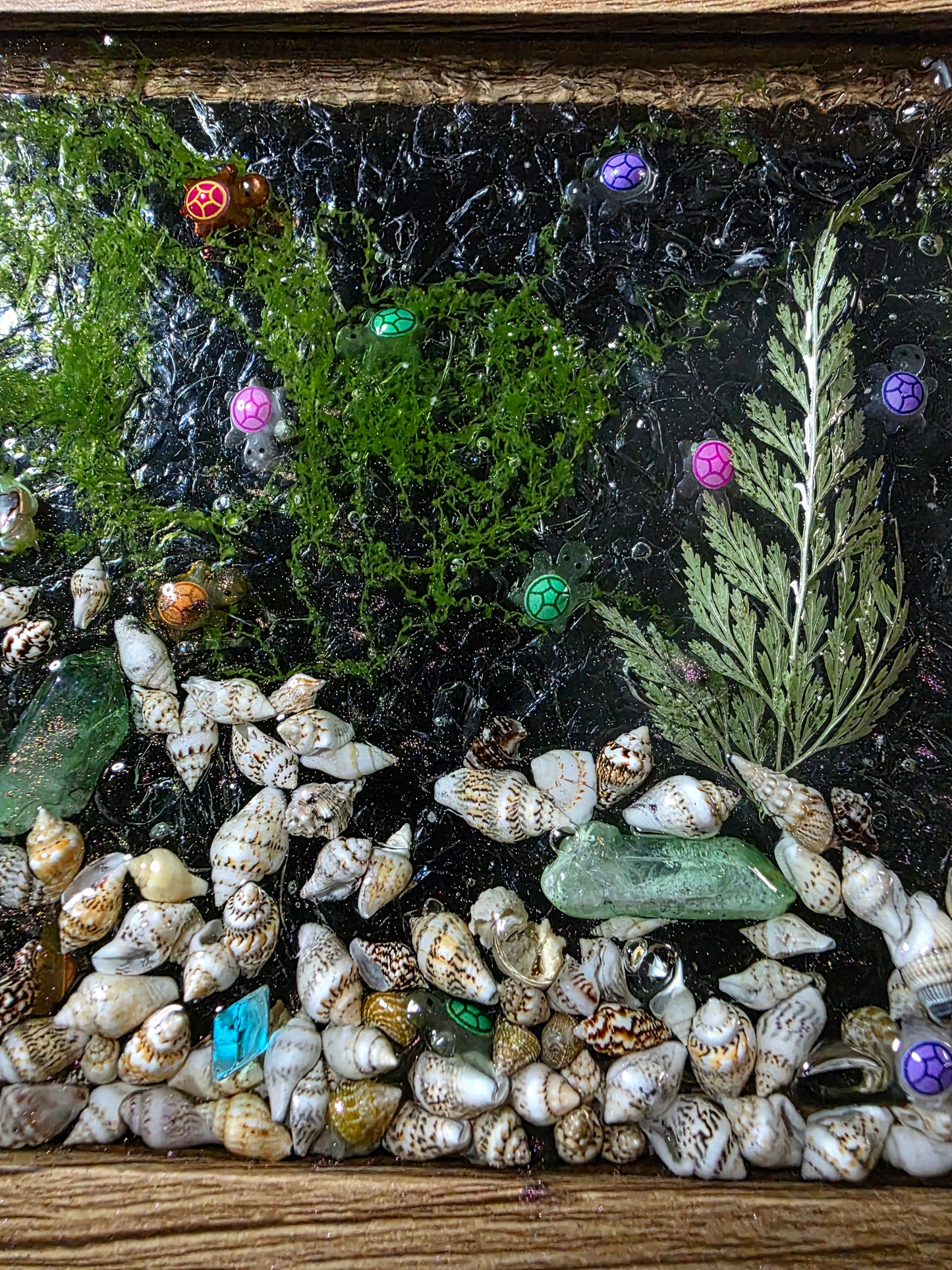 Unique Glass and Resin Art - Turtle Nursery