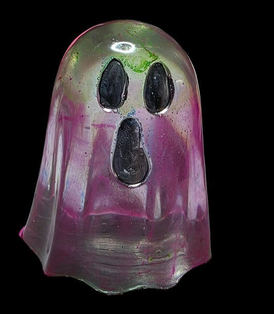 Unique Individual Handmade Resin Ghost The Pink Lady