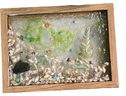 Unique Glass and Resin Art - Turtle Nursery