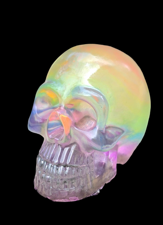 Unique Resin Skull Rainbow