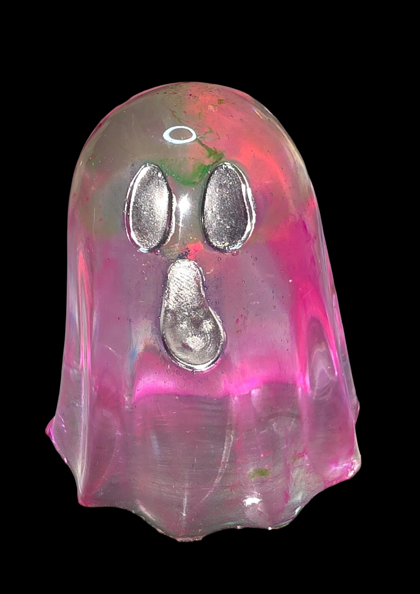 Unique Individual Handmade Resin Ghost The Pink Lady