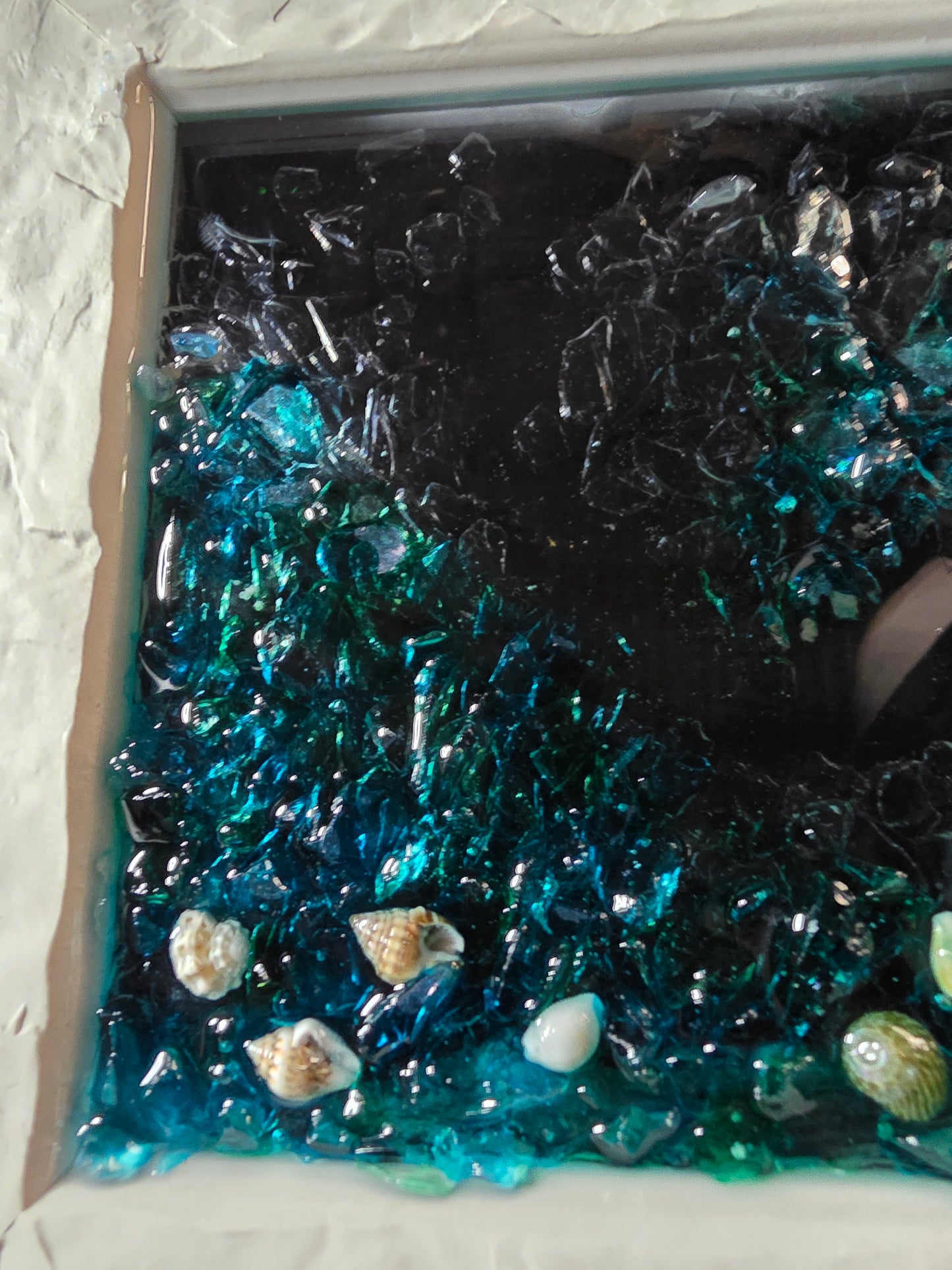 Unique Glass and Resin Art - Wave